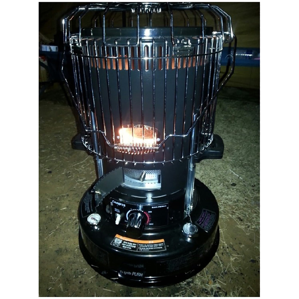 Paseco Kerosene Oil Heater Glass Burner CAMP-25S Winter Outdoor Camping Stove Bag Set Dark gray17.5x24.2inch