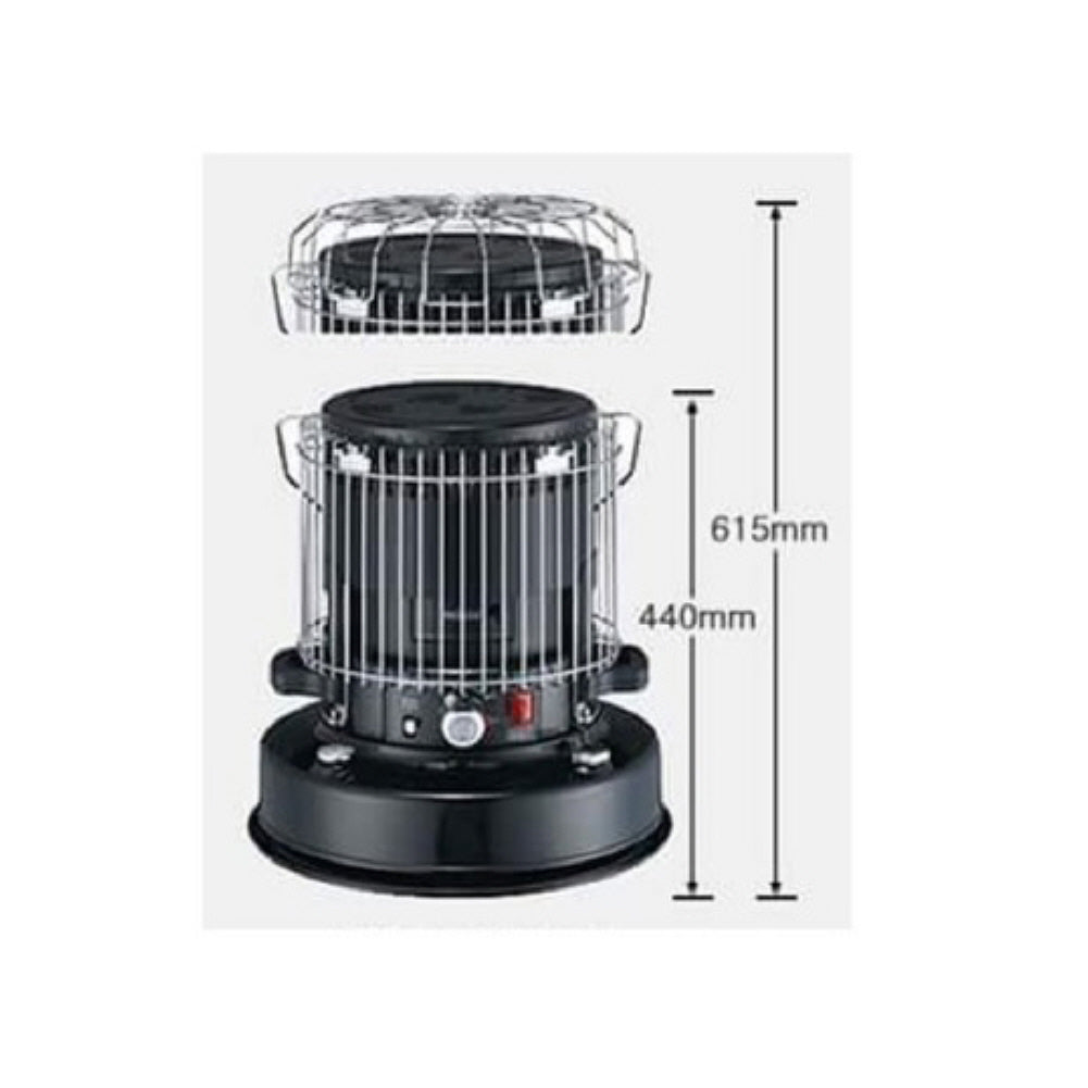 Paseco Kerosene Oil Heater Glass Burner CAMP-25S Winter Outdoor Camping Stove Bag Set Dark gray17.5x24.2inch