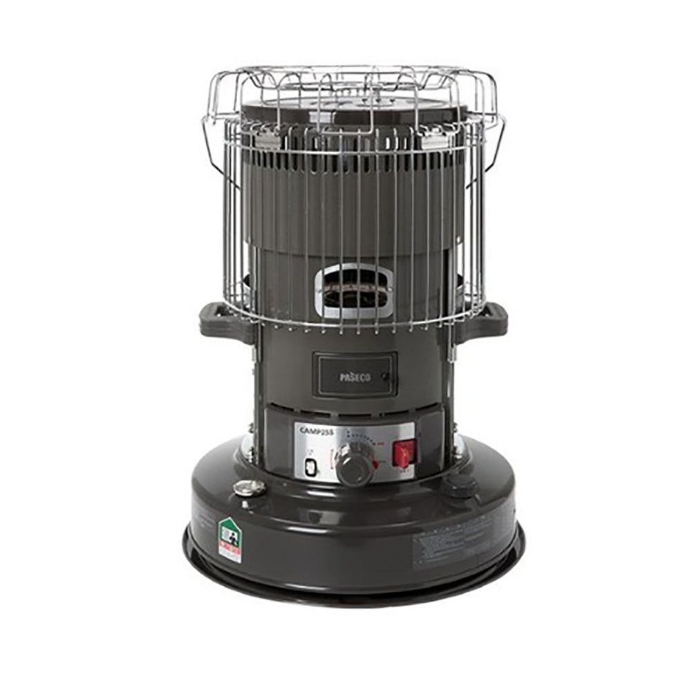 Paseco Kerosene Oil Heater Glass Burner CAMP-25S Winter Outdoor Camping Stove Bag Set Dark gray17.5x24.2inch