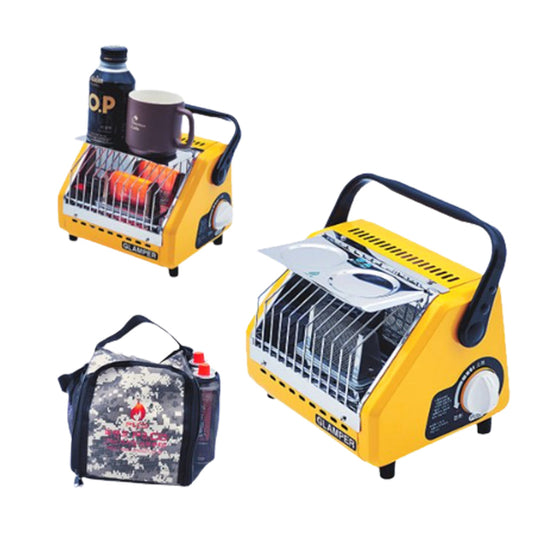 Portable Heater Mini SW burner Emotional Camping with Storage +heat shield 9x6.8x6.4 (inch)