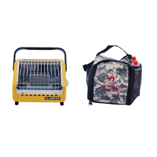 Portable Heater Mini SW burner Emotional Camping with Storage +heat shield 9x6.8x6.4 (inch)