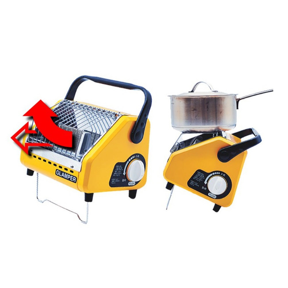 Portable Heater Mini SW burner Emotional Camping with Storage +heat shield 9x6.8x6.4 (inch)