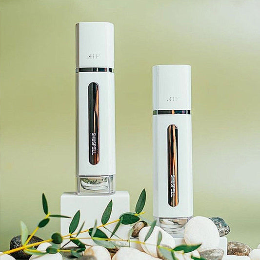 With Molly Shuspell Air Therapy Galvanic Device Set Home Care System + Selvia Ampoule 20ea