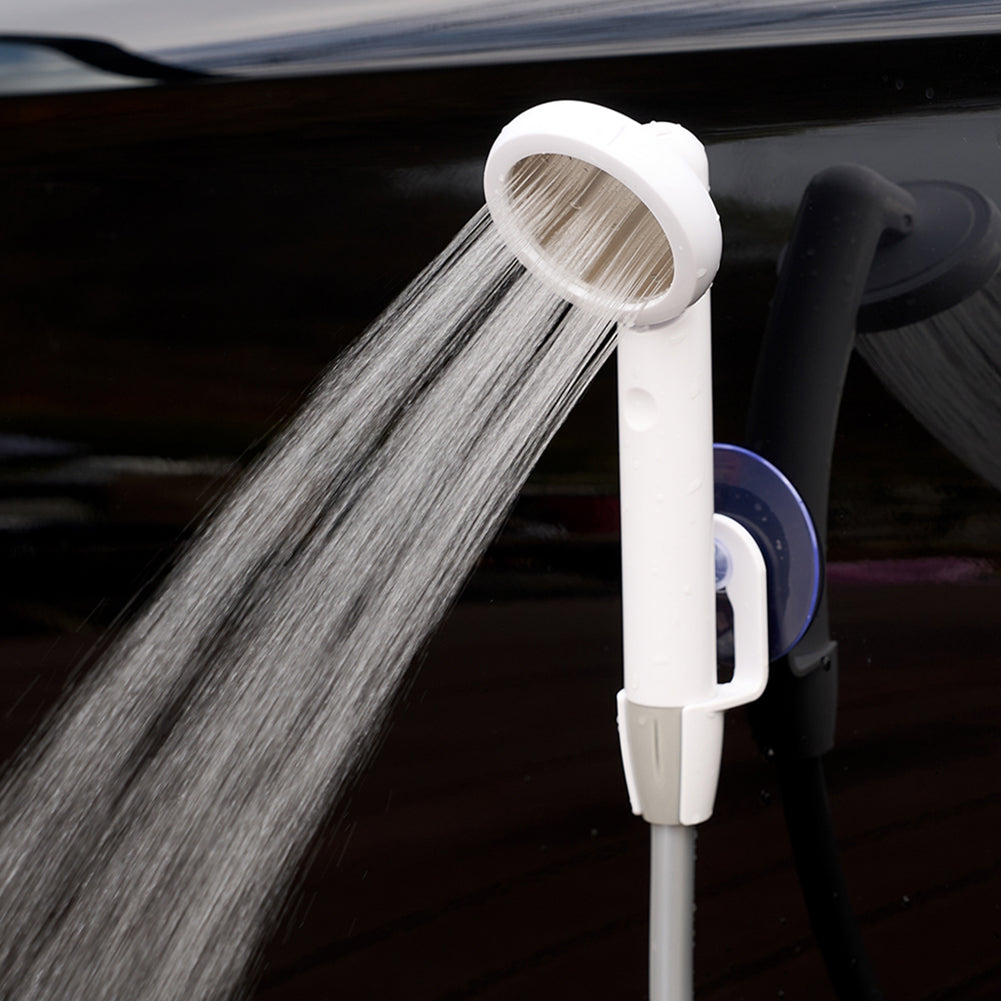 With Molly Onhour portable wireless camping shower, white, convenient to use white 10(W)x4(H)x7.6(D) inches