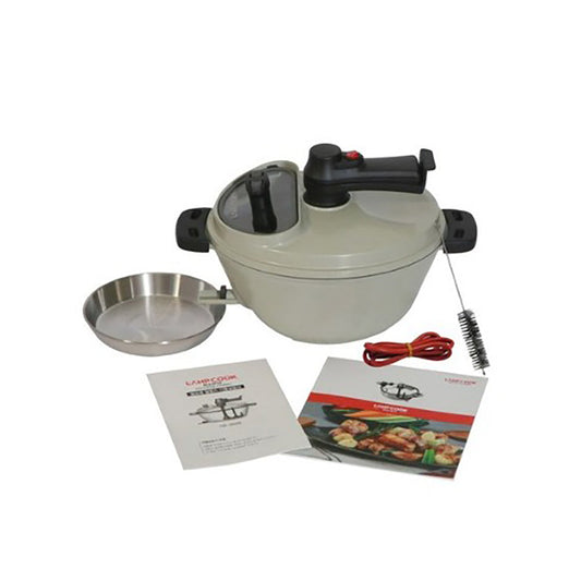 With Molly Lamp Cook Automatic Rotary Muti cooker HS-0020 Gray  14.6 x 10 x 8.6inch