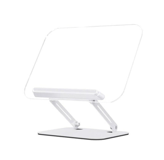 With Molly Transparent reading table height and angle adjustabl bookstand 13.4(W)x9.3(D)inch
