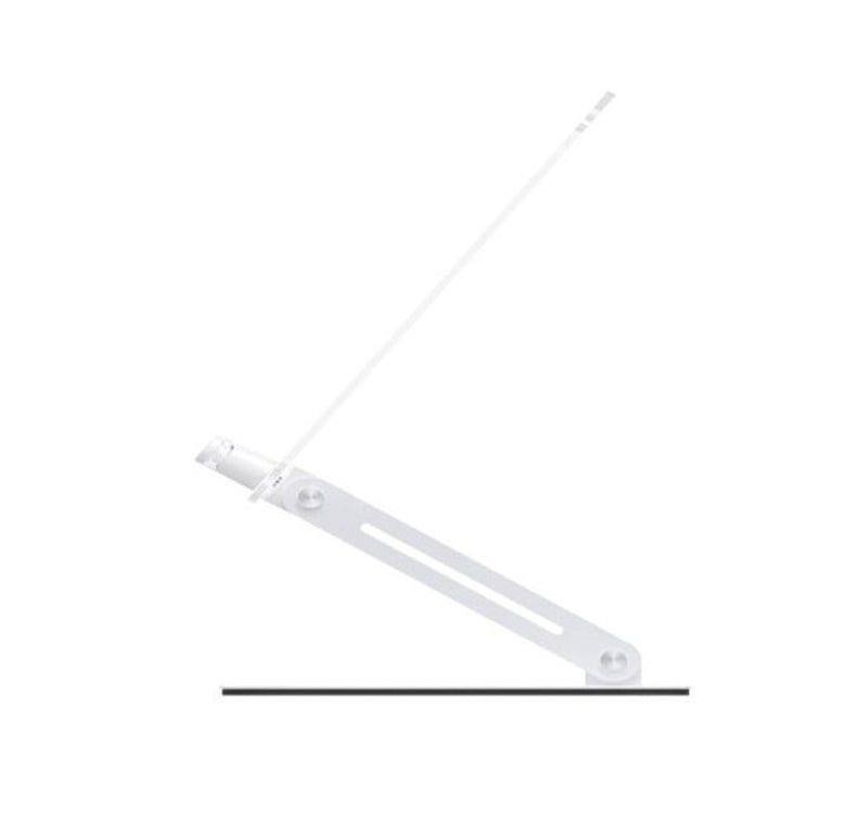 With Molly Transparent reading table height and angle adjustabl bookstand 13.4(W)x9.3(D)inch