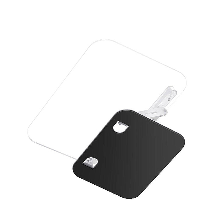 With Molly Transparent reading table height and angle adjustabl bookstand 13.4(W)x9.3(D)inch