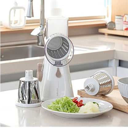 MIDORI turned Sharpener Slicer with 3 kinds of knives 4.9x4.9x11inch