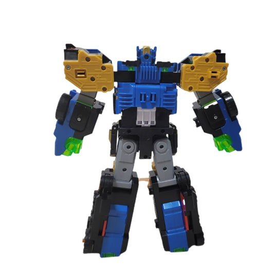 Miniforce V Rangers Bolt Legend King Leo Bulls V 2 Stage Transformation Robot Mode Vehicle Mode 11.8x4.7X11(in)