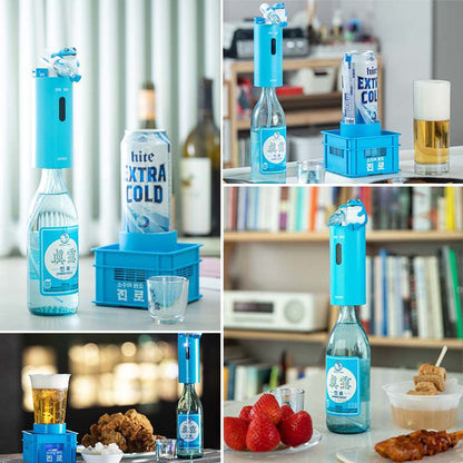 With Molly Korea original Jinro soju automatic dispenser with soju glass 1P Set