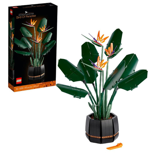 [Genuine Lego] LEGO 10289 Creator Expert Bird of Paradise Building Set for Adults, Artificial Plants Flowers Deco Gift Idea