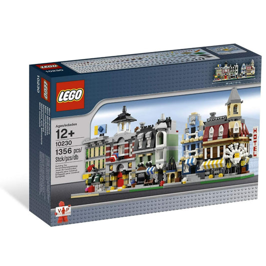 [Genuine Lego] LEGO 10230 VIP - Mini Module Set, Miniature Versions of The First 5 Module Sets (Cafeteria, Market, greengrockery, fire Station and Department Stores)