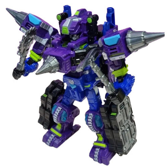 With Molly Hello Carbot drillbust  One vehicle transforms into two robots  11"(W)x15"(H)x3.5"(D)