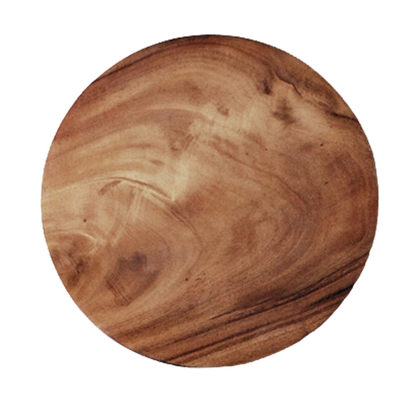 Natural Round Wood Chopping Board Diameter 33cm(13in) Height 2.2cm (0.87in)