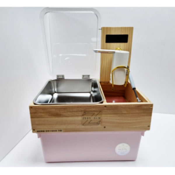 With Molly  SDC Handmade  Mini portable outdoor sink Pink  15.3(W)x12.2(D)x10.2inch