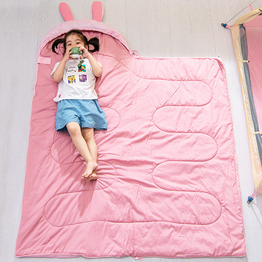 Rabbit Shape Kids Sleeping bag with storage bag 12.6" x7.9"
