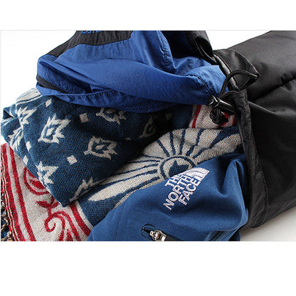 Camping sleeping bag compression pack 12L hard and durable 4 straps 1/2 compression  5.9x15.7 inch