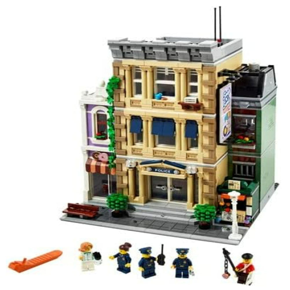 [Genuine Lego] LEGO Police Station 10278 Building Kit; A Highly Detailed Displayable Model for Adults, New 2021 (2,923 Pieces)