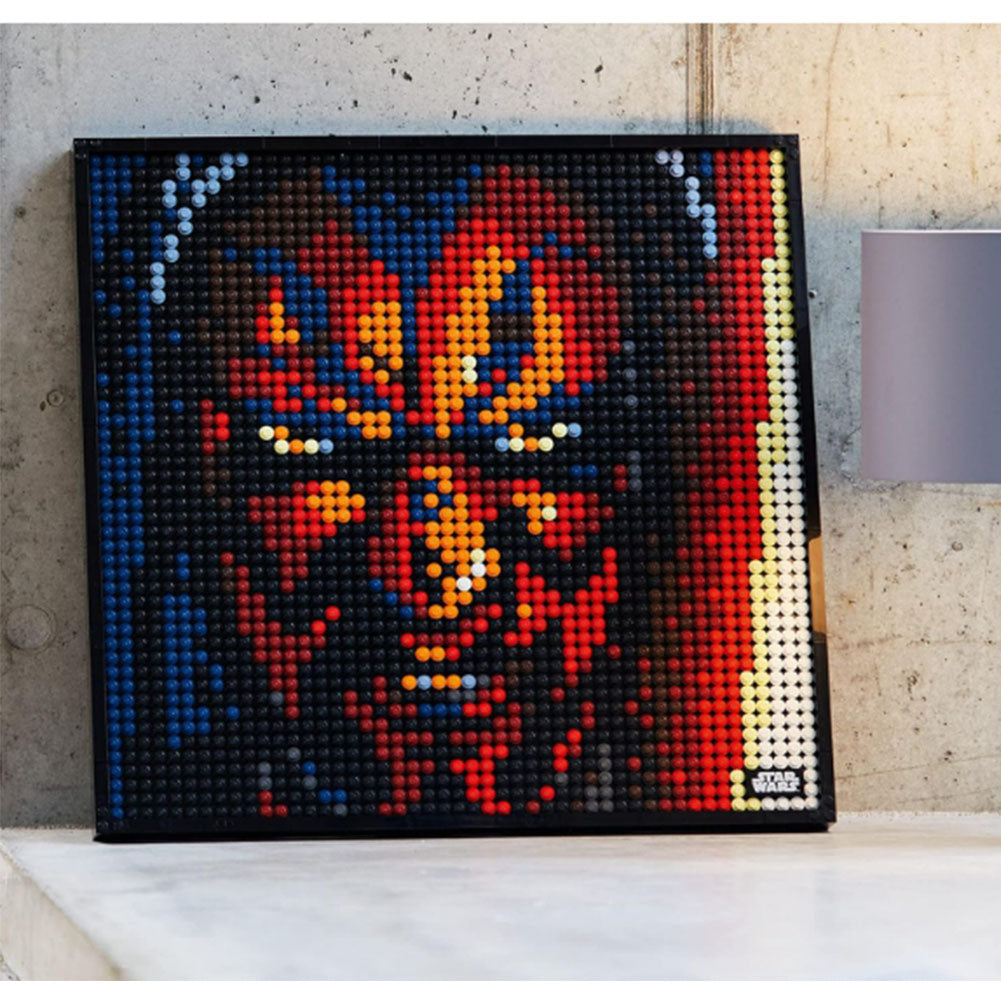 [Genuine Lego] LEGO Art Star Wars The Sith 31200 Creative Sith Lord Building Kit; an Elegant Piece for Adults who Love Mindful Art Projects or The Dark Lords of The Sith (3,395 Pieces)
