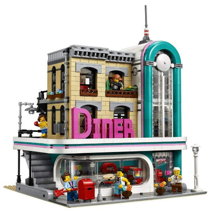 [Genuine Lego] LEGO Creator Expert Downtown Diner 10260 Building Kit, Model Set and Assembly Toy for Kids and Adults (2480 Pieces)
