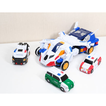 Hello Carbot Hypercops 4 in1 transforming robot 4 robots combined into one robot 21.8x14.9x4.7inch