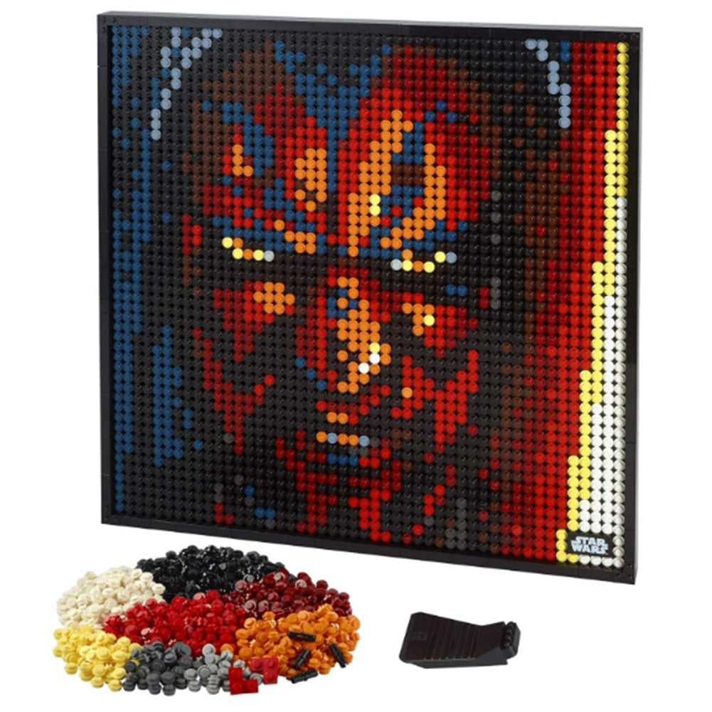 [Genuine Lego] LEGO Art Star Wars The Sith 31200 Creative Sith Lord Building Kit; an Elegant Piece for Adults who Love Mindful Art Projects or The Dark Lords of The Sith (3,395 Pieces)