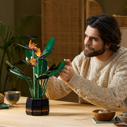 [Genuine Lego] LEGO 10289 Creator Expert Bird of Paradise Building Set for Adults, Artificial Plants Flowers Deco Gift Idea