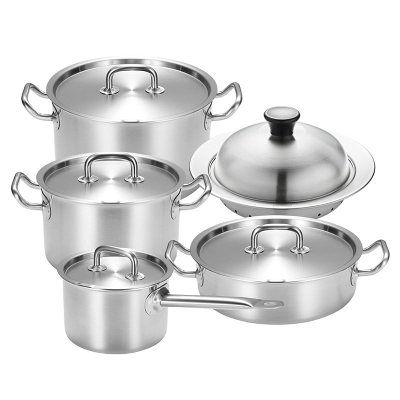 Pro Premium 5 Layers induction stainless steel Nonstick cookware set 5P