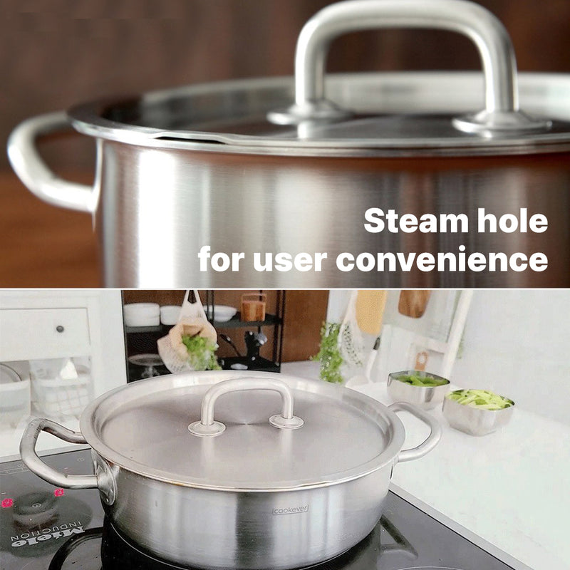 Pro Premium 5 Layers induction stainless steel Nonstick cookware set 5P