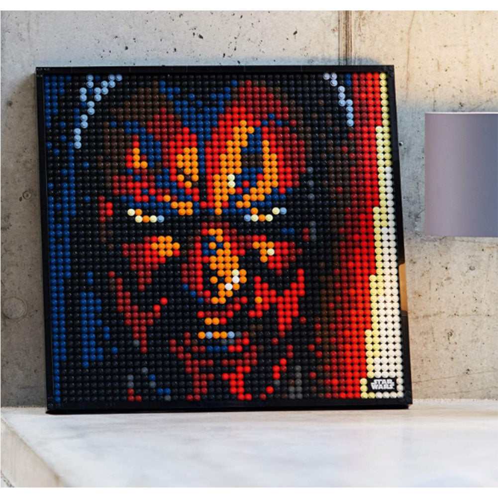 [Genuine Lego] LEGO Art Star Wars The Sith 31200 Creative Sith Lord Building Kit; an Elegant Piece for Adults who Love Mindful Art Projects or The Dark Lords of The Sith (3,395 Pieces)