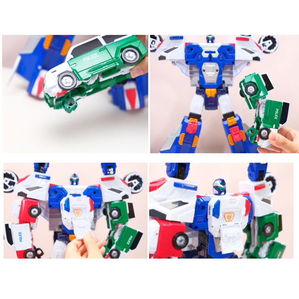 Hello Carbot Hypercops 4 in1 transforming robot 4 robots combined into one robot 21.8x14.9x4.7inch