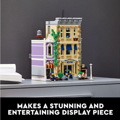 [Genuine Lego] LEGO Police Station 10278 Building Kit; A Highly Detailed Displayable Model for Adults, New 2021 (2,923 Pieces)