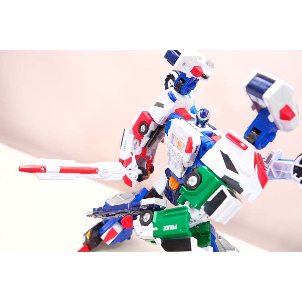 Hello Carbot Hypercops 4 in1 transforming robot 4 robots combined into one robot 21.8x14.9x4.7inch