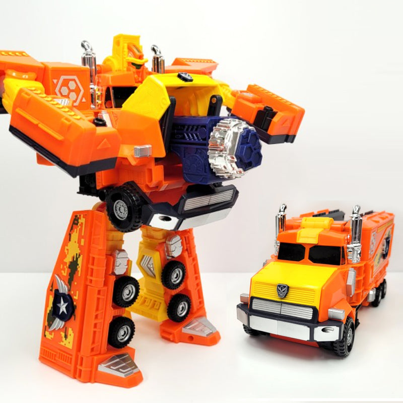 With Molly Hello Carbot Megabold Transformer robot and truck bi-directional transformation 12(W)x6.9(W)x11.6(D)inch