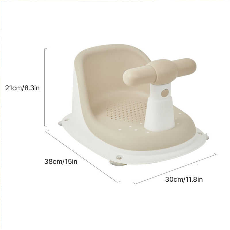 Baby Bath Fun Baby Bath Chair for 6-36 Months  beige 1.8 x 15 x 8.3 inches