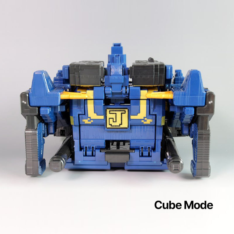 With Molly Brachio Emperor amimal Cubes transforms into a Robot Animal Cube Toy 10(W)x14.1(H)x6.1(D)inch