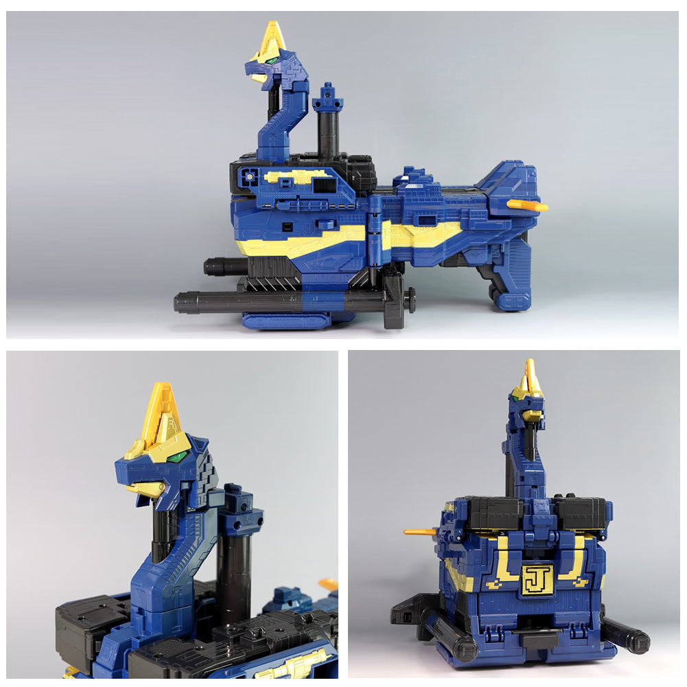 With Molly Brachio Emperor amimal Cubes transforms into a Robot Animal Cube Toy 10(W)x14.1(H)x6.1(D)inch