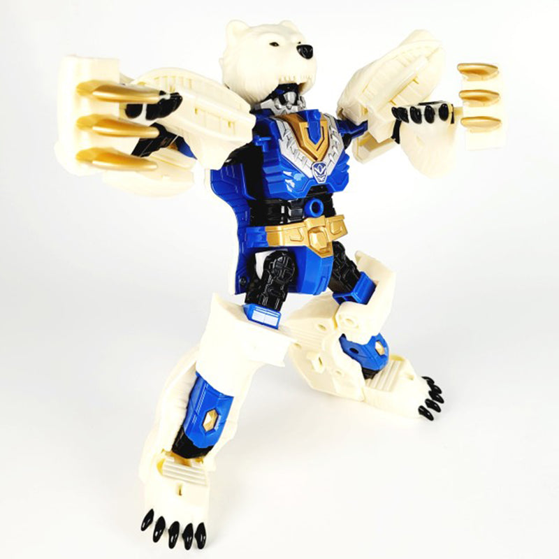 Hello Carbot Bear Hider Robot Toy 2 Mode Transformation Bear Mode Robot Mode 10.4(W)x3.7(D)x17.5(H)inch