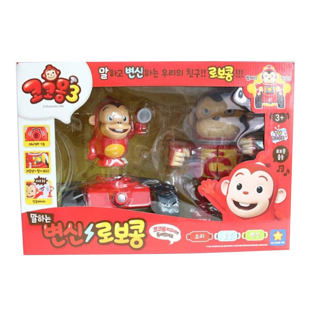 Cocomong Talking Transformation Robocong with Cocomong Figures TV Movie Toys