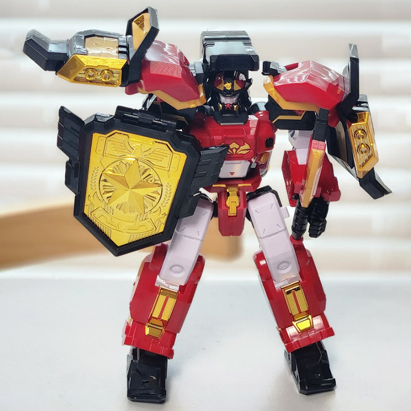 With Molly Mini Force Season 6 Fire Cop  Robot mode face mode 11(W) x 5.5(D) x 14.2(H) inch