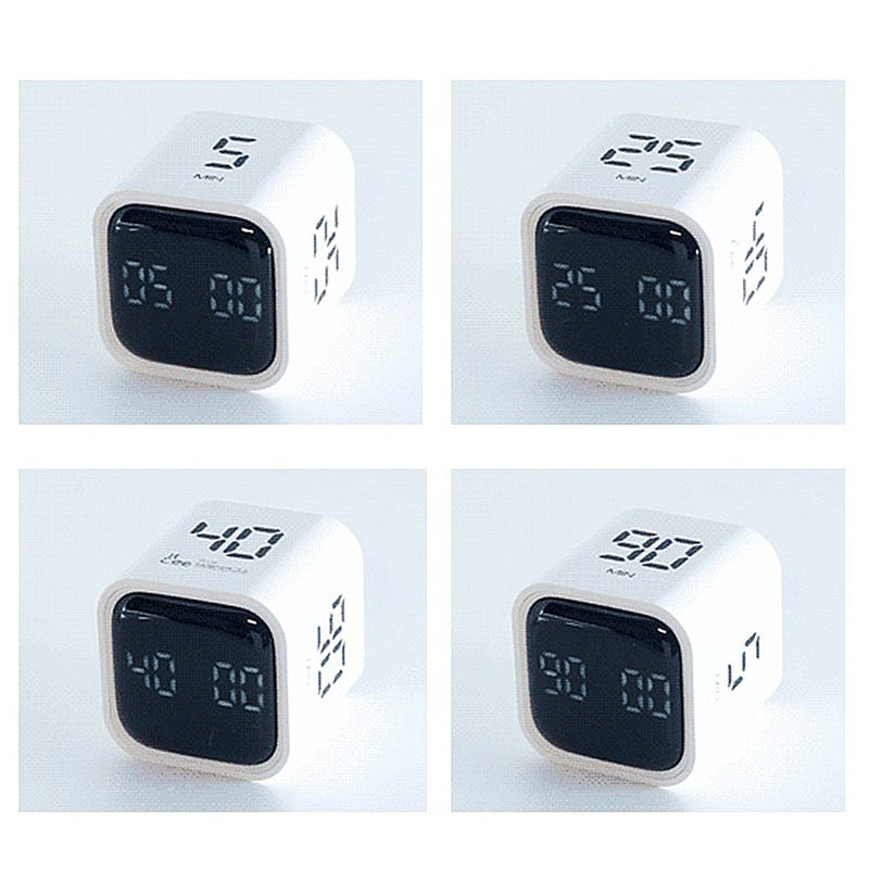 With Molly Time management smart timer concentration timer study timer easy setting 1.7x1.7x1.8inch