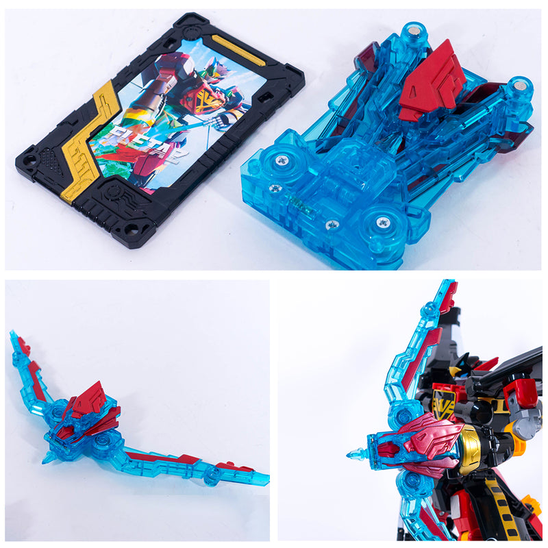 Metal Card Bot Fleta Z Two Transformation Robot Vehicle Modes  7.8(W) x 4(D) x 8.3(H) inch