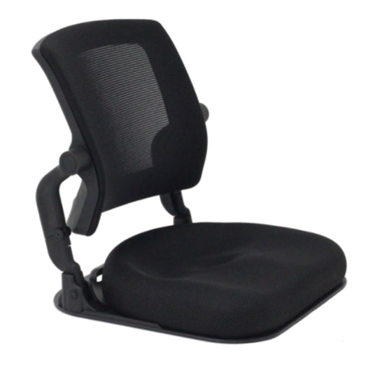 Floor Chair Seating hips cushion Meditation Chair with Adjustable Back Support Foldable Floor Seat Folding Padded Legless Chair for Adults Video Gaming Reading in Living Room/Classroom Black