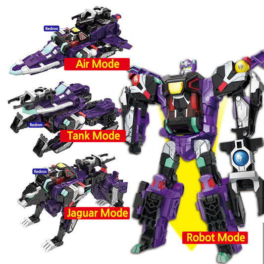 Mecadball grandebone 4 transformation mode(Robot, Air, Tank ,Jaguar Mode) 12.6(W)x14(H)x5.1(D)in
