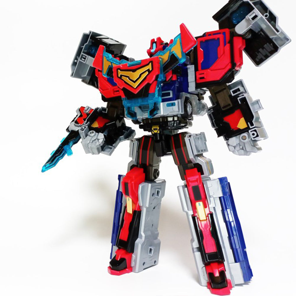With Molly Metal Cardbot HeavyIron 2 Transformation Mode  Robot  Trailer Truck Vehicle Mode 11.8x4.5x14inch