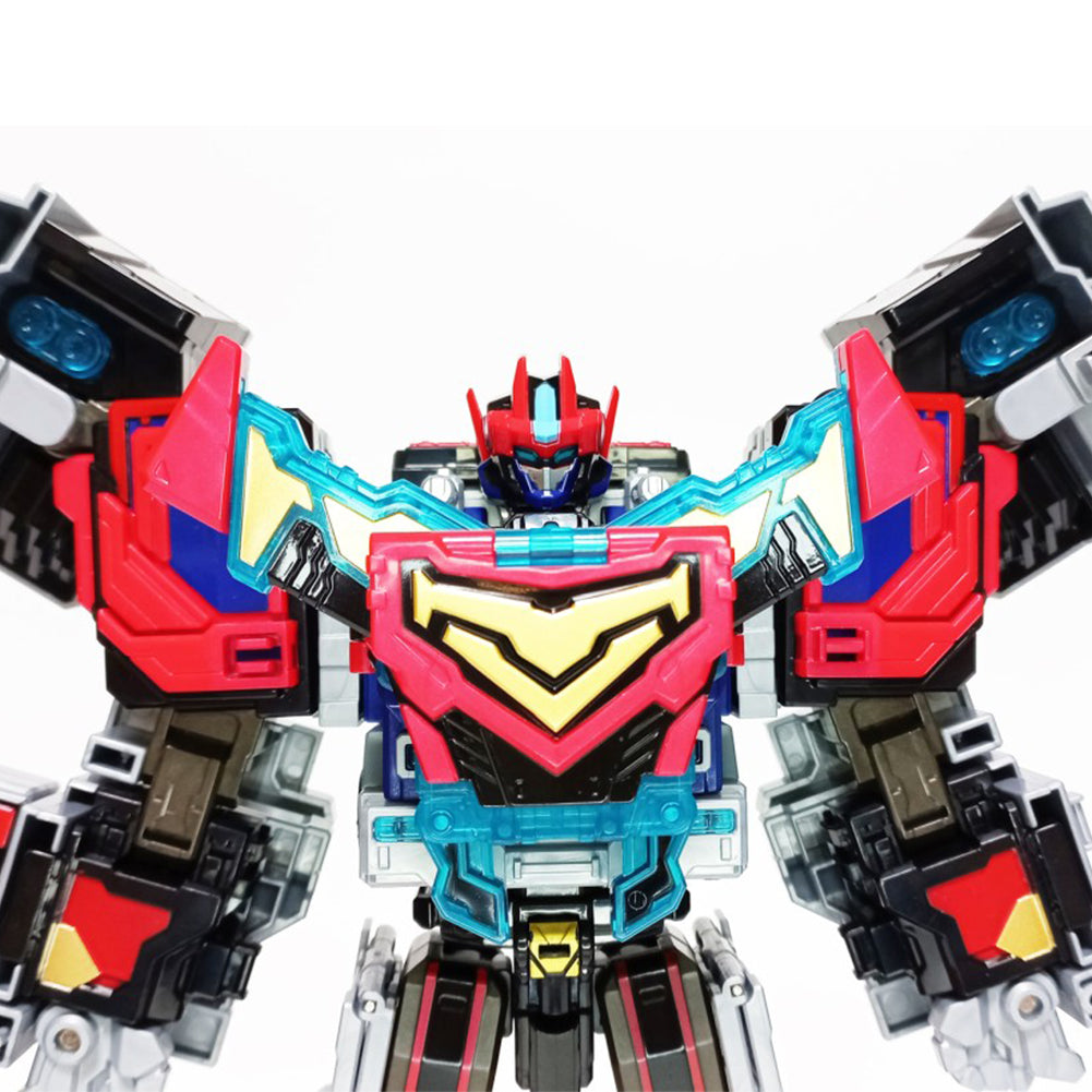 With Molly Metal Cardbot HeavyIron 2 Transformation Mode  Robot  Trailer Truck Vehicle Mode 11.8x4.5x14inch