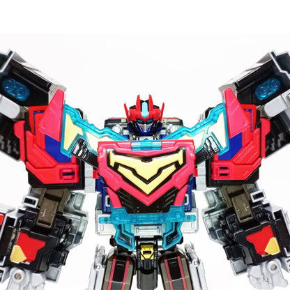 With Molly Metal Cardbot HeavyIron 2 Transformation Mode  Robot  Trailer Truck Vehicle Mode 11.8x4.5x14inch