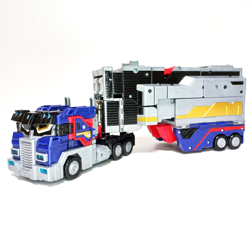 With Molly Metal Cardbot HeavyIron 2 Transformation Mode  Robot  Trailer Truck Vehicle Mode 11.8x4.5x14inch