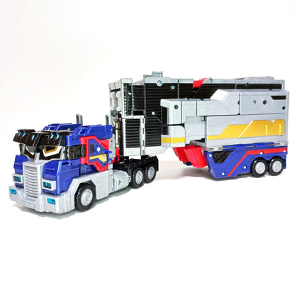 With Molly Metal Cardbot HeavyIron 2 Transformation Mode  Robot  Trailer Truck Vehicle Mode 11.8x4.5x14inch